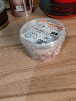 Foies de poulet front packaging