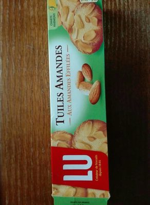 Tuiles amandes (aux amandes effilees) front packaging