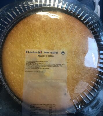 Moelleux citron front packaging