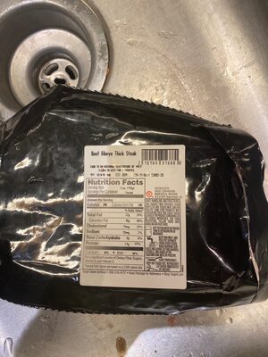 Good And Gather Ribeye Steak front packaging