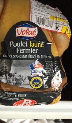 Poulet jaune front packaging