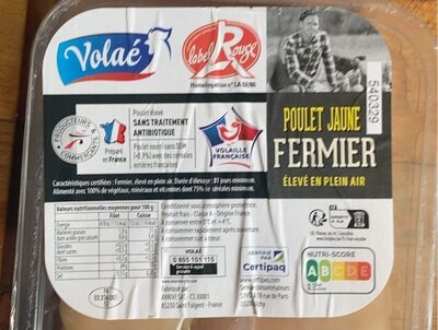 Filets de Poulet jaune fermier