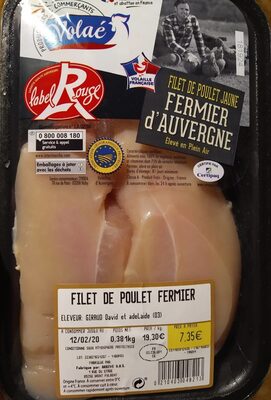 Filet de poulet fermier