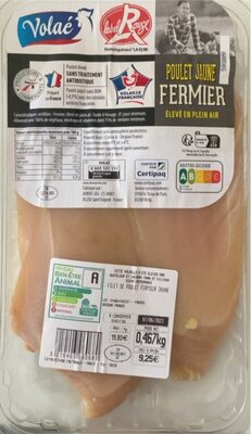Filets de Poulet jaune fermier