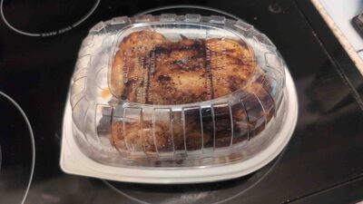 Seasoned Whole Roasted Chicken front packaging