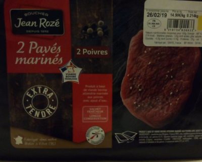 2 pavé mariné au 2 poivre