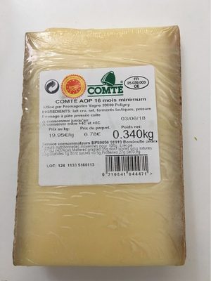COMTÉ AOP 16 mois minimun