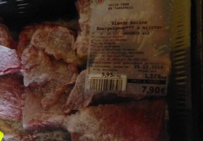 viande bovine front packaging