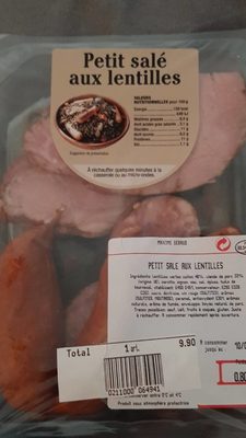 Petit sale aux lentilles