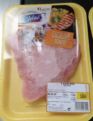 2 escalope de dinde