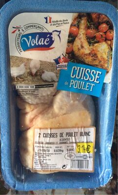 Cuisse de poulet front packaging