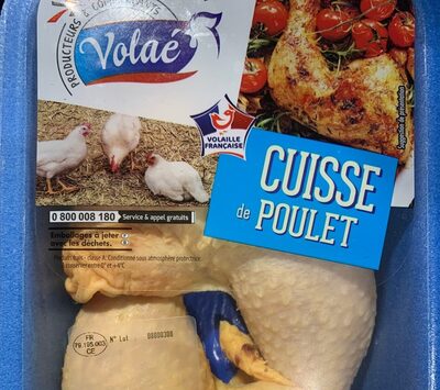 2 Cuisses de poulet jaune