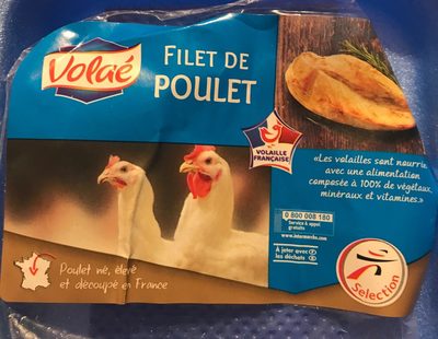 Filet de poulet front packaging