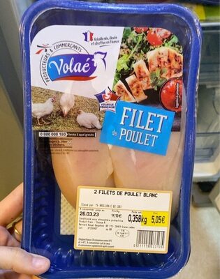 2 filets de poulet blanc