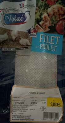 2filets de poulet