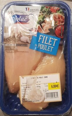Filet poulet front packaging