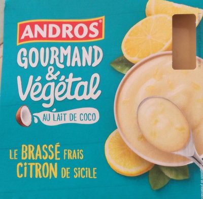 Gourmand & végétal front packaging