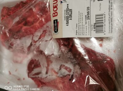 4 basse côtes de bœuf