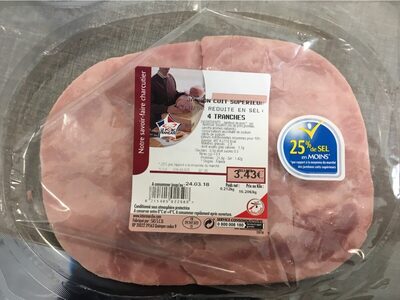 Jambon cuit superieur