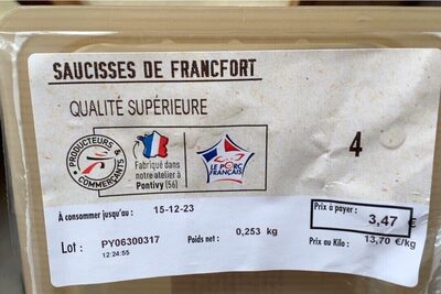 Saucisses de Francfort