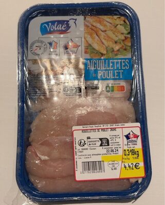Aiguillettes de poulet