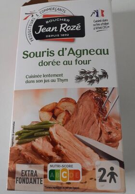 Souris d'agneau doré au four