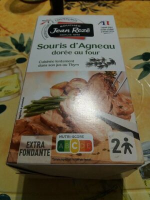 Souris d'agneau dorée au four