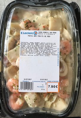 Pates aux fruits de mer