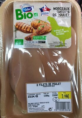 2 filets de poulet fermier
