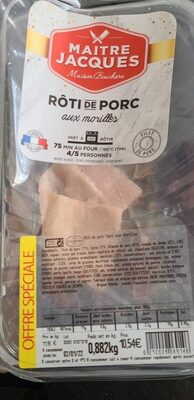 Roti de porc aux morilles
