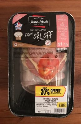 Roti filet de porc façon Orloff