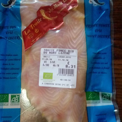 truite fumee bio du mont Lozère