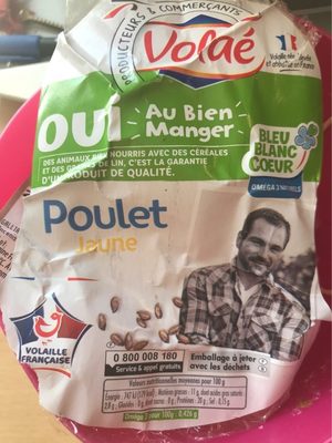 Poulet jaune pret a cuire