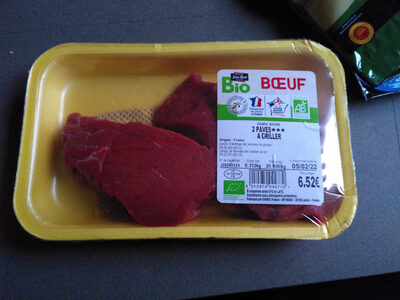 Deux pavés à grillee (bœuf)
