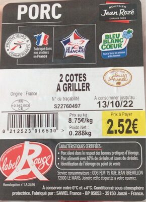 Porc front packaging