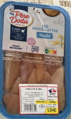 Aiguillettes de poulet front packaging