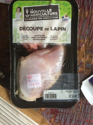 Decoupe de lapin front packaging