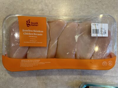 Chicken Breasts, Boneless Skinless (with rib meat)