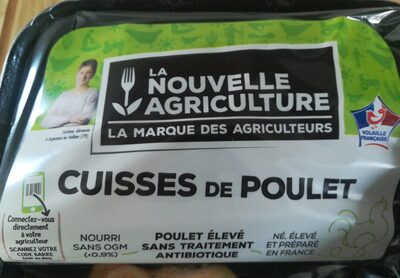Cuisses de poulet front packaging