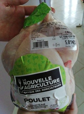 Poulet élevé sans traitement antibiotique