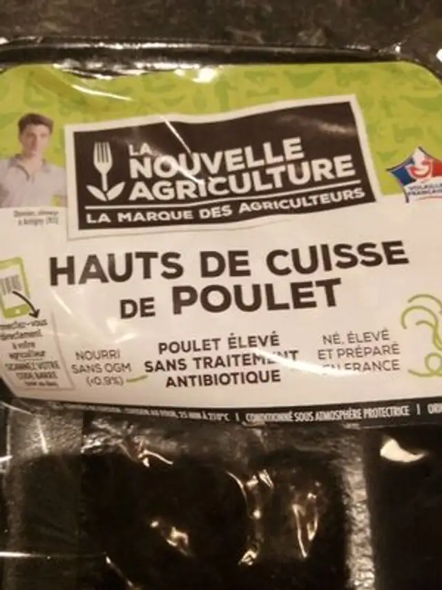 Hauts de cuisse de poylet front packaging
