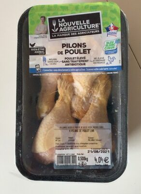 Pilons de poulet front packaging