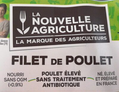 Filet de poulet front packaging