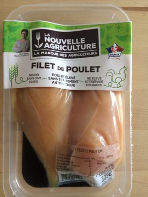 Filet de poulet front packaging