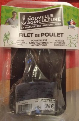 Filet de poulet front packaging