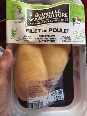 Filet de poulet front packaging