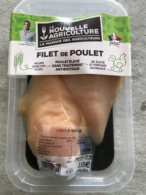 Filet de poulet front packaging