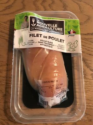 Filet de poulet front packaging