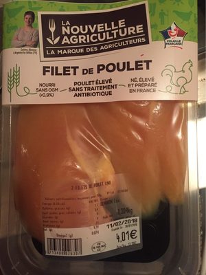 Filet de poulet front packaging