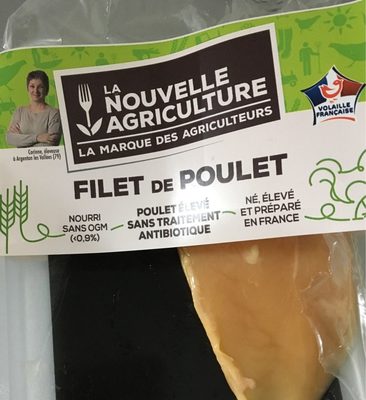 Poulet sans antibiotique front packaging